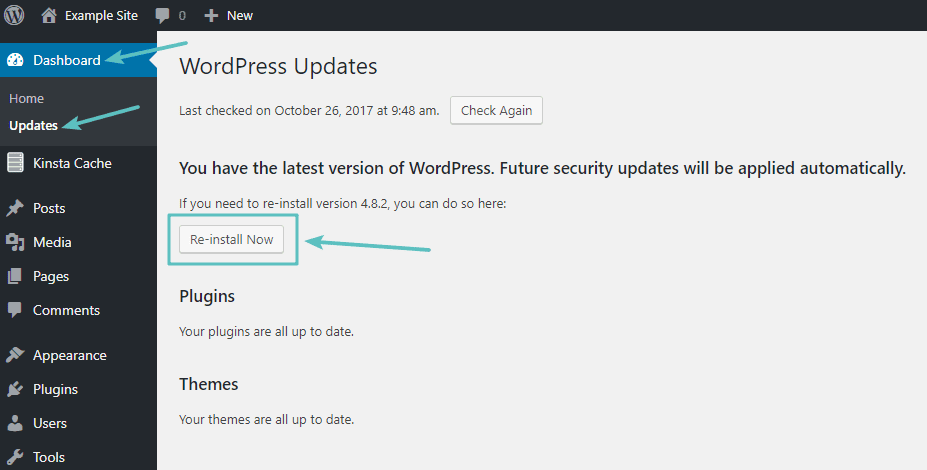 صورة لـ كيفية إعادة تثبيت WordPress: 5 طرق مُختلفة اعتمادًا على احتياجاتك | how-to-reinstall-wordpress-1-min-DzTechs