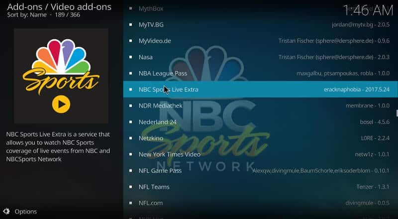 صورة لـ 7 من أفضل إضافات كودي لجميع احتياجاتك في Streaming | kodi-nbc-DzTechs