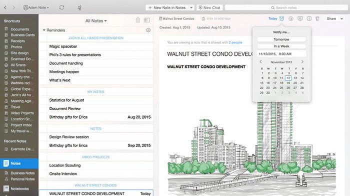 صورة لـ 5 بدائل مميزة ومجانية لـ مايكروسوفت OneNote | onenote-alternative-evernote-DzTechs