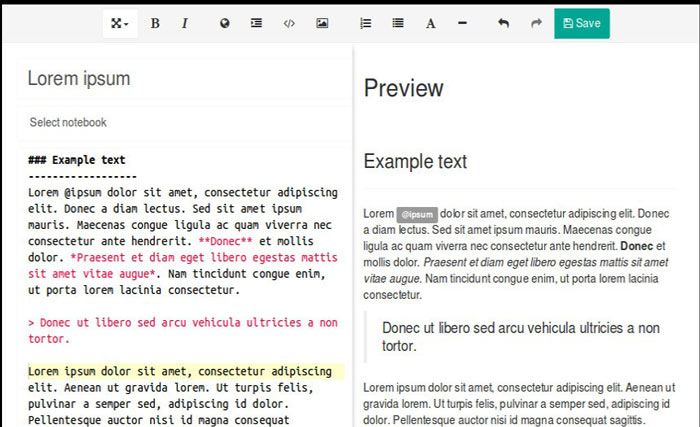 صورة لـ 5 بدائل مميزة ومجانية لـ مايكروسوفت OneNote | onenote-alternative-laverna-DzTechs
