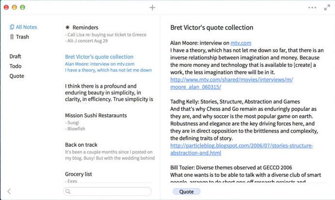 صورة لـ 5 بدائل مميزة ومجانية لـ مايكروسوفت OneNote | onenote-alternative-simplenote-DzTechs