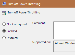 صورة لـ كيفية تعطيل خاصية Power Throttling في ويندوز 10 | power-throttling-win10-enable-policy-DzTechs