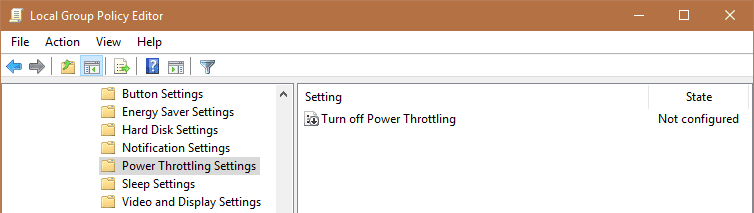 صورة لـ كيفية تعطيل خاصية Power Throttling في ويندوز 10 | power-throttling-win10-find-policy-DzTechs