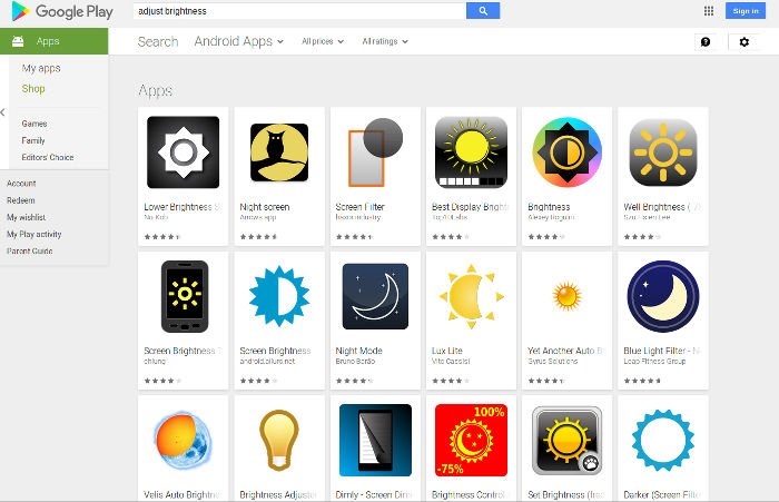 صورة لـ 6 طرق لحماية عينيك عند استخدام الهاتف الذكي | protect-eyes-02-brightness-apps-Android-DzTechs