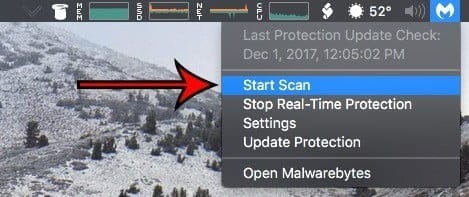 صورة لـ كيفية اكتشاف و إزالة البرامج الضارة من حاسوب الماك الخاص بك | remove-malware-from-mac-malwarebytes-menu-3-DzTechs
