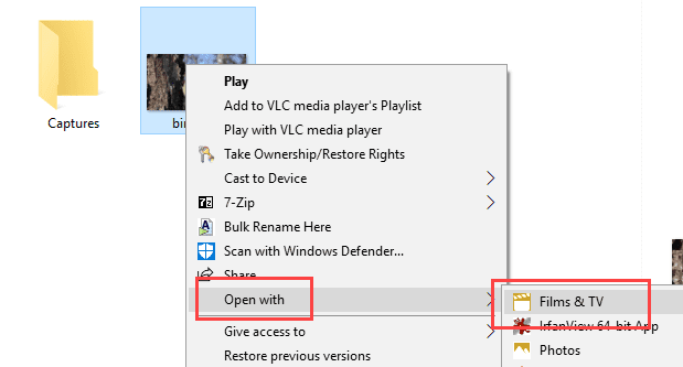 صورة لـ كيفية تقليم فيديو في ويندوز 10 دون استخدام أي من تطبيقات الطرف الثالث | trim-video-win10-open-with-movies-and-tv-DzTechs