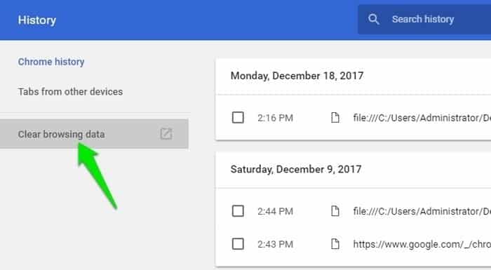 صورة لـ لا يُمكن رفع الملفات إلى Google Drive وتنزيلها؟ إليك بعض الإصلاحات | upload-issues-google-drive-clear-browsing-data-DzTechs
