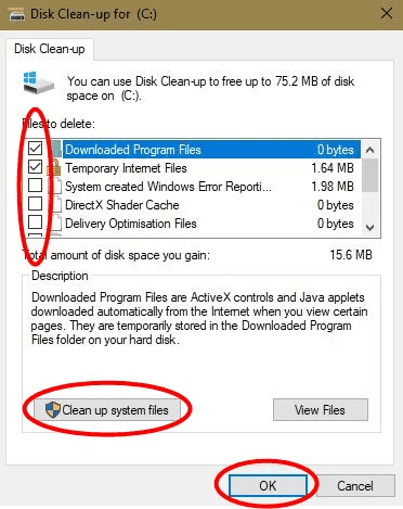 صورة لـ 7 طرق لجعل نظام التشغيل Windows 10 يعمل بشكل أسرع مع فرق واضح | Windows-OS-run-faster-disk-clean-up-DzTechs