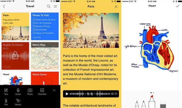 صورة لـ أفضل 6 تطبيقات تدوين الملاحظات لـ iOS في 2023 | best-ios-note-taking-app-2018-notebook-e1515817571106-DzTechs