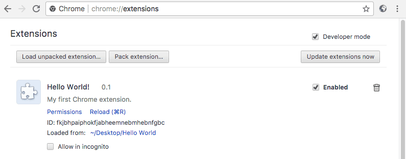 صورة لـ كيفية كتابة ملحق أساسي و إنشاء اضافة على متصفح كروم | build-a-chrome-extension-load-extension-3-DzTechs