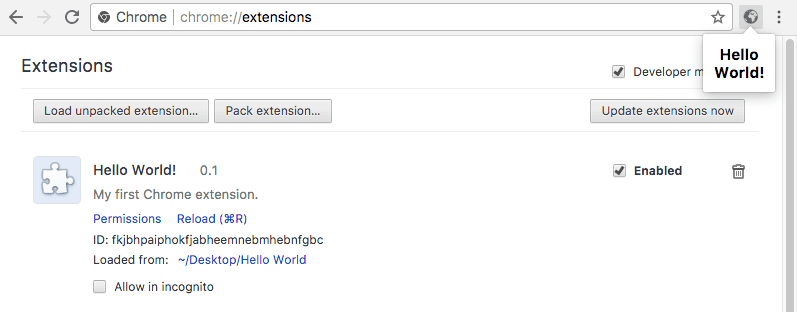 صورة لـ كيفية كتابة ملحق أساسي و إنشاء اضافة على متصفح كروم | build-a-chrome-extension-load-extension-4-DzTechs