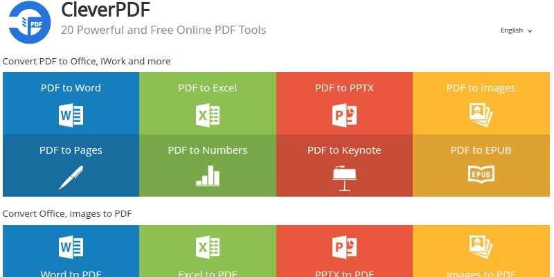 صورة لـ CleverPDF : المكان المميز لأدوات ملفاتPDF والتحويلات المختلفة بين الصيغ | cleverpdf-featured-alt2-DzTechs