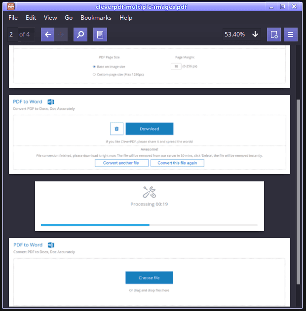 صورة لـ CleverPDF : المكان المميز لأدوات ملفاتPDF والتحويلات المختلفة بين الصيغ | cleverpdf-multiple-images-example-DzTechs