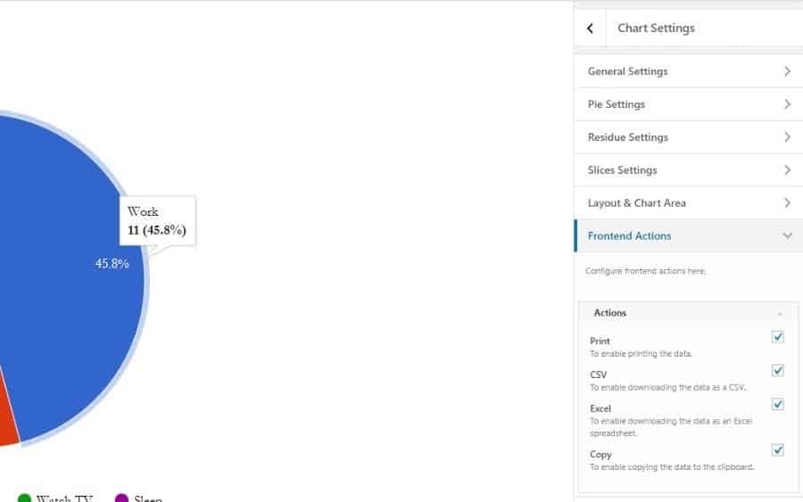 صورة لـ كيفية إنشاء الرسوم البيانية الجميلة والمخططات المفيدة على الووردبريس | other-settings-and-frontend-actions-DzTechs