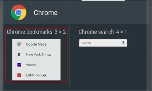 صورة لـ كيفية إضافة صفحات ويب وإشارات مرجعية من Chrome إلى الشاشة الرئيسية على Android | Chrome-Home-Add-Widget-DzTechs