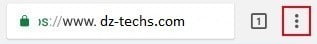 صورة لـ كيفية إضافة صفحات ويب وإشارات مرجعية من Chrome إلى الشاشة الرئيسية على Android | Chrome-Home-Dots-DzTechs