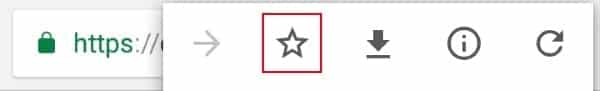 صورة لـ كيفية إضافة صفحات ويب وإشارات مرجعية من Chrome إلى الشاشة الرئيسية على Android | Chrome-Home-Star-DzTechs