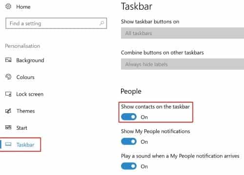 صورة لـ كيفية إستخدام خاصية “الأشخاص” الجديدة على نظام Windows 10 | My-People-Option-DzTechs