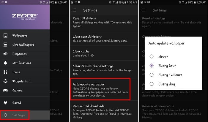 صورة لـ أنعش الشاشة الرئيسية لـ Android باستخدام 6 تطبيقات مُفيدة لـ تغيير الخلفية تلقائيا | Wallpaper-Zedge-DzTechs