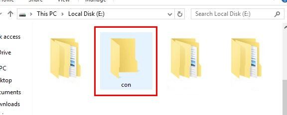 صورة لـ كيفية إنشاء مجلدات غير قابلة للحذف في Windows 10 | Folder-Con-DzTechs