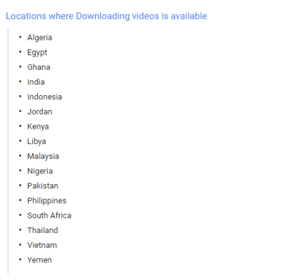 صورة لـ كيف مشاهدة أشرطة فيديو Youtube دون إتصال بالإنترنت على الهاتف | How-to-watch-youtube-videos-offline-mobile-offline-countries-DzTechs