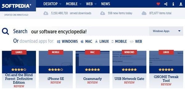 صورة لـ أفضل مواقع الويب الآمنة لتنزيل برامج Windows بشكل مجاني | free-software-download-sites-softpedia-DzTechs