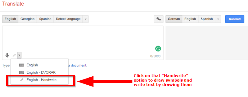 صورة لـ 6 أدوات معروفة من Google لرفع إنتاجيتك ستود تجربتها وإستكشافها | things-you-can-do-with-google-Google-Translate-Handwrite-DzTechs
