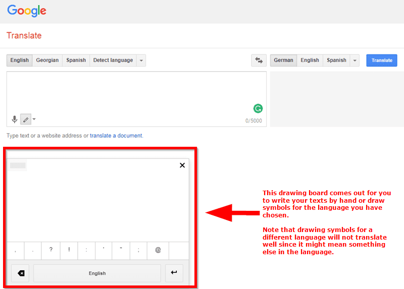 صورة لـ 6 أدوات معروفة من Google لرفع إنتاجيتك ستود تجربتها وإستكشافها | things-you-can-do-with-google-Google-Translate-drawing-board-DzTechs