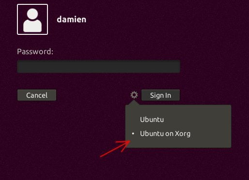 صورة لـ كيفية التحويل إلى Xorg من Wayland في Ubuntu 17.10 [نصيحة سريعة] | ubuntu-on-xorg-option-DzTechs