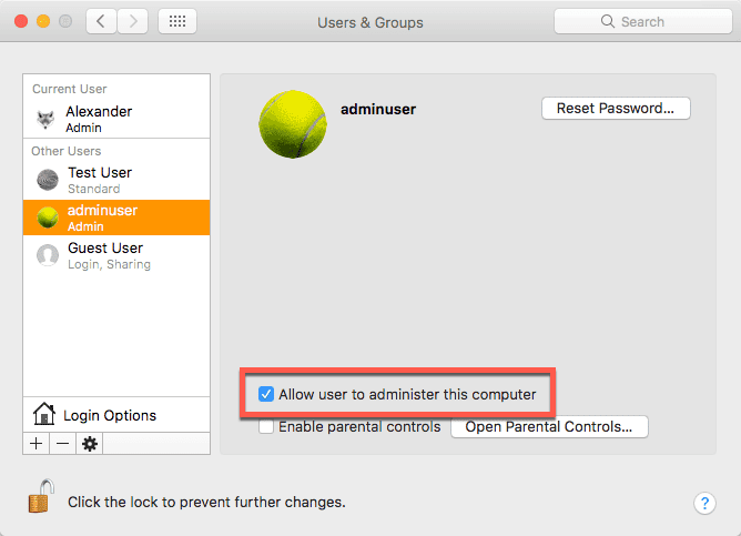 صورة لـ لماذا لا يتعين عليك إستخدام حساب المسؤول كحسابك الرئيسي | create-standard-user-account-macos-51-DzTechs