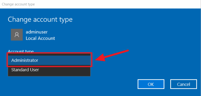 صورة لـ لماذا لا يتعين عليك إستخدام حساب المسؤول كحسابك الرئيسي | create-standard-user-account-windows-11-e1521869739101-DzTechs