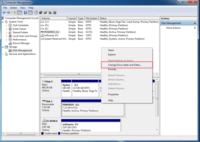 صورة لـ كيفة استعادة الملفات والبيانات من القرص الصلب USB التالف | Assign-new-drive-letter-3-696x495-DzTechs