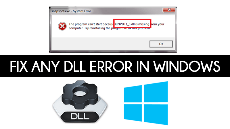 صورة لـ كيفة إصلاح أي خطأ DLL في في Windows عند تثبيت بعض البرامج والألعاب | Fix-Dll-DzTechs