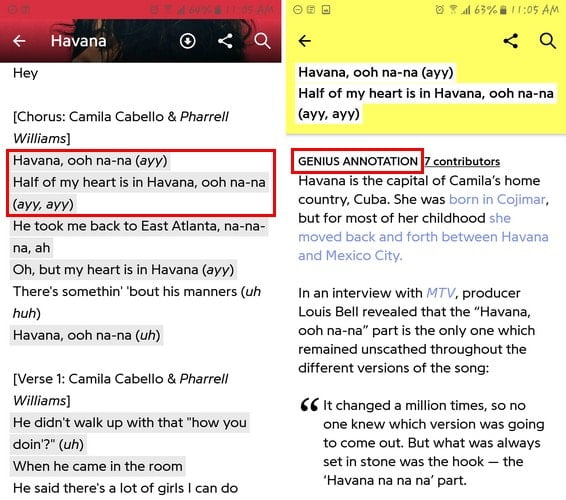 صورة لـ أفضل تطبيقات Android لمعرفة كلمات الأغاني | Lyrics-Genius-min-DzTechs