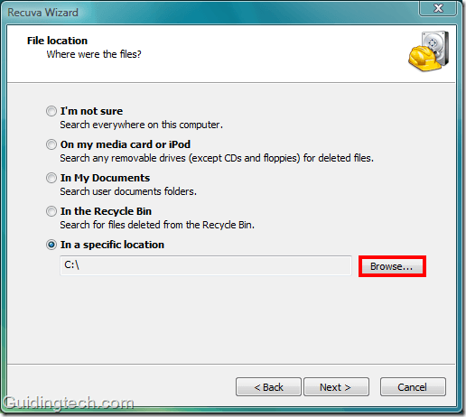 صورة لـ كيفة استعادة الملفات والبيانات من القرص الصلب USB التالف | Recuva-3-DzTechs