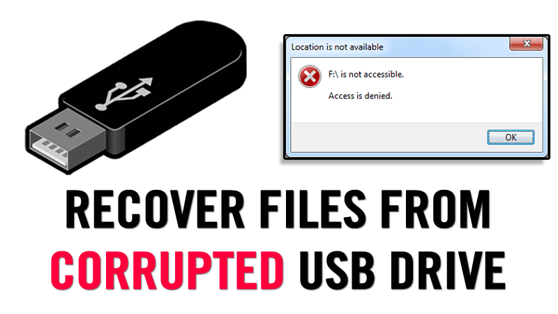 صورة لـ كيفة استعادة الملفات والبيانات من القرص الصلب USB التالف | USB-DzTechs