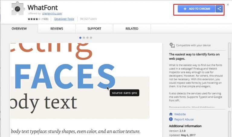 صورة لـ كيفية التعرف على الخطوط المستخدمة لكتابة النص في أي صورة | WhatFont-1-768x455-DzTechs