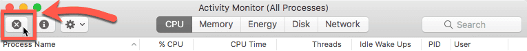 صورة لـ كيفية فرض إغلاق التطبيقات التي لا تستجيب على macOS | activity-monitor-force-quit-apps-on-mac-1-DzTechs