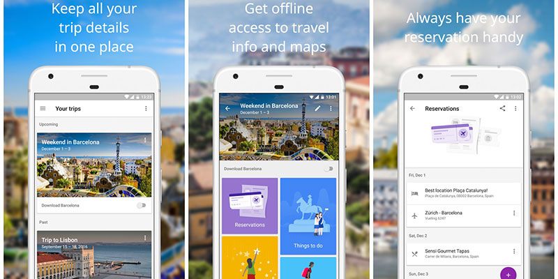 صورة لـ أفضل تطبيقات السفر والأدوات لمساعدتك أثناء مغامراتك | google-trips-featured-DzTechs
