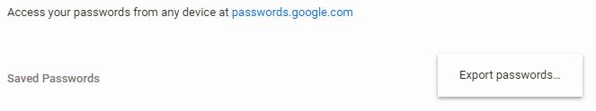 صورة لـ كيفية تنزيل كلمات المرور الخاصة بك المحفوظة في متصفح Google Chrome | chrome-passwords-export-all-DzTechs