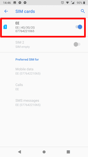 صورة لـ كيفية إصلاح خطأ عدم اكتشاف بطاقة SIM على نظام Android | fix-no-sim-card-detected-android-sim-card-on-DzTechs