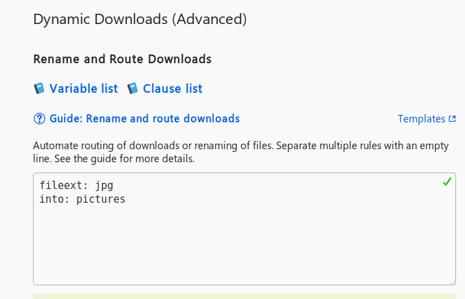 صورة لـ استخدم “حفظ في” لتنزيل الملفات إلى مجلدات متعددة في متصفحك | Save-In-Dynamic-downloads-DzTechs