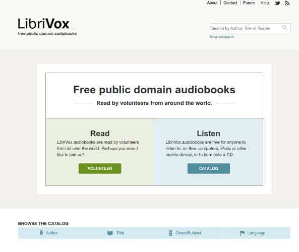 صورة لـ 8 مواقع ويب للعثور على أفضل الكتب الإلكترونية لقراءتها | websites-best-ebooks-08-librivox-DzTechs