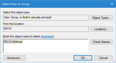 صورة لـ كيفية الحصول على إمكانية الوصول إلى مجلد WindowsApps في Windows 10 | windowsapps-folder-enter-username-DzTechs