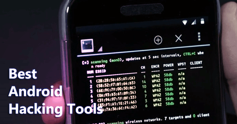 صورة لـ أفضل تطبيقات و أدوات الاختراق والقرصنة للأندرويد | Android-Hacking-DzTechs