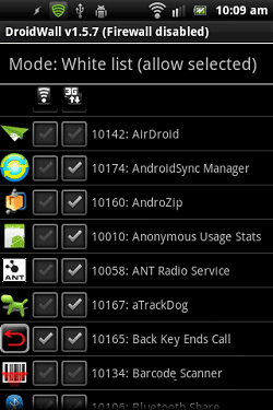 صورة لـ كيفية تقييد استخدام بيانات الإنترنت لتطبيقات معينة على Android | Using-Droidwall-5-DzTechs