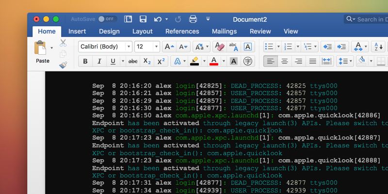صورة لـ كيفية إضافة كود Terminal إلى Microsoft Word مع التلوين الصحيح | colored-terminal-code-word-hero