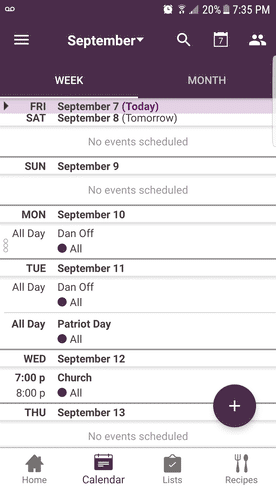 صورة لـ 4 من أفضل تطبيقات التقويم المتاحة بغض النظر عن الجهاز الذي تستخدمه | cross-platform-calendars-cozi-mobile-DzTechs