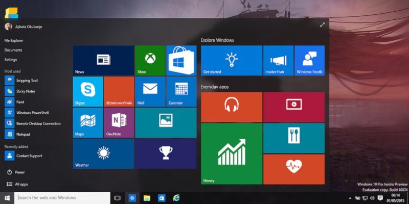 صورة لـ إجعل Google محرك البحث الافتراضي للبحث في قائمة ابدأ في Windows 10 | windows-start-menu