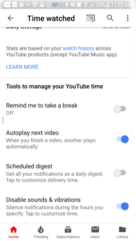 صورة لـ كيفية استخدام أداة الرفاهية الرقمية في YouTube لمراقبة الوقت الذي تقضيه على الشاشة | youtube-wellbeing-time-adjustments-DzTechs